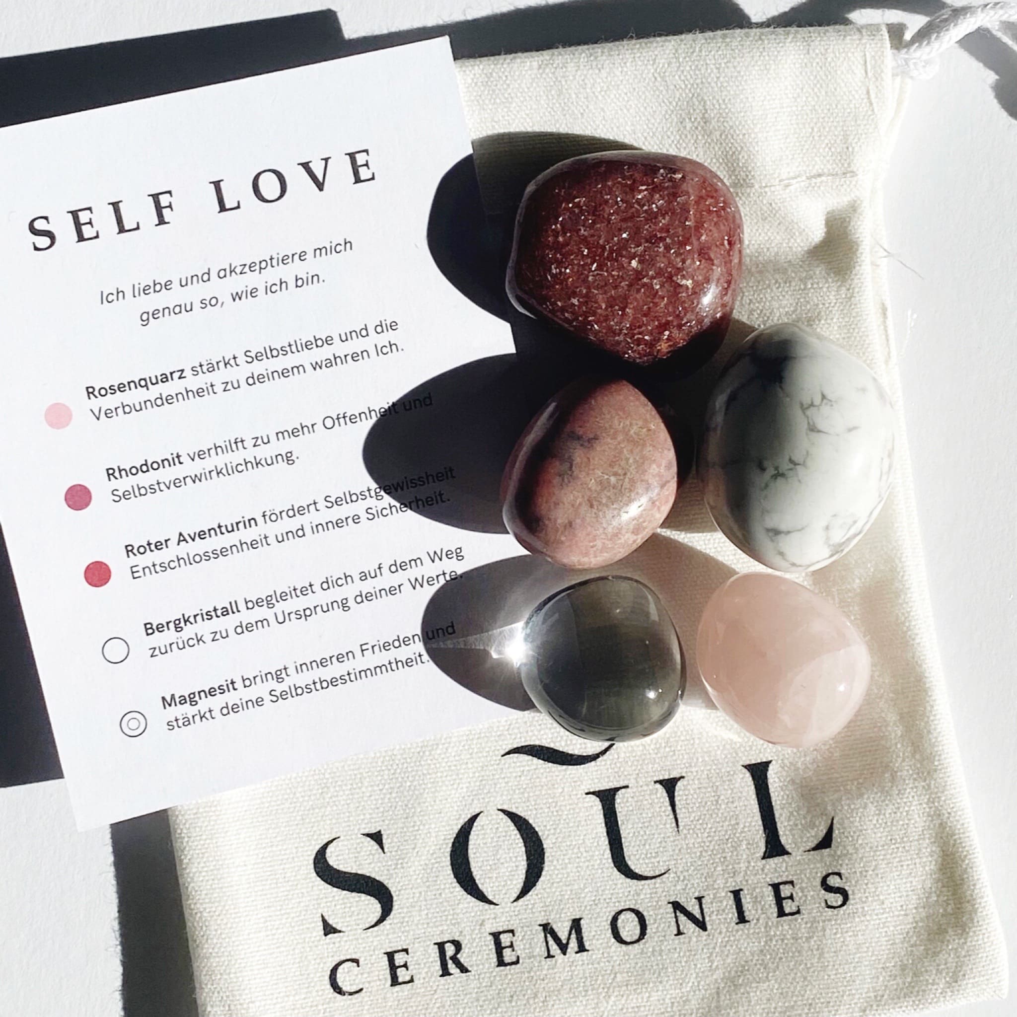 Love Yourself First Bundle – Kristallset + Armband