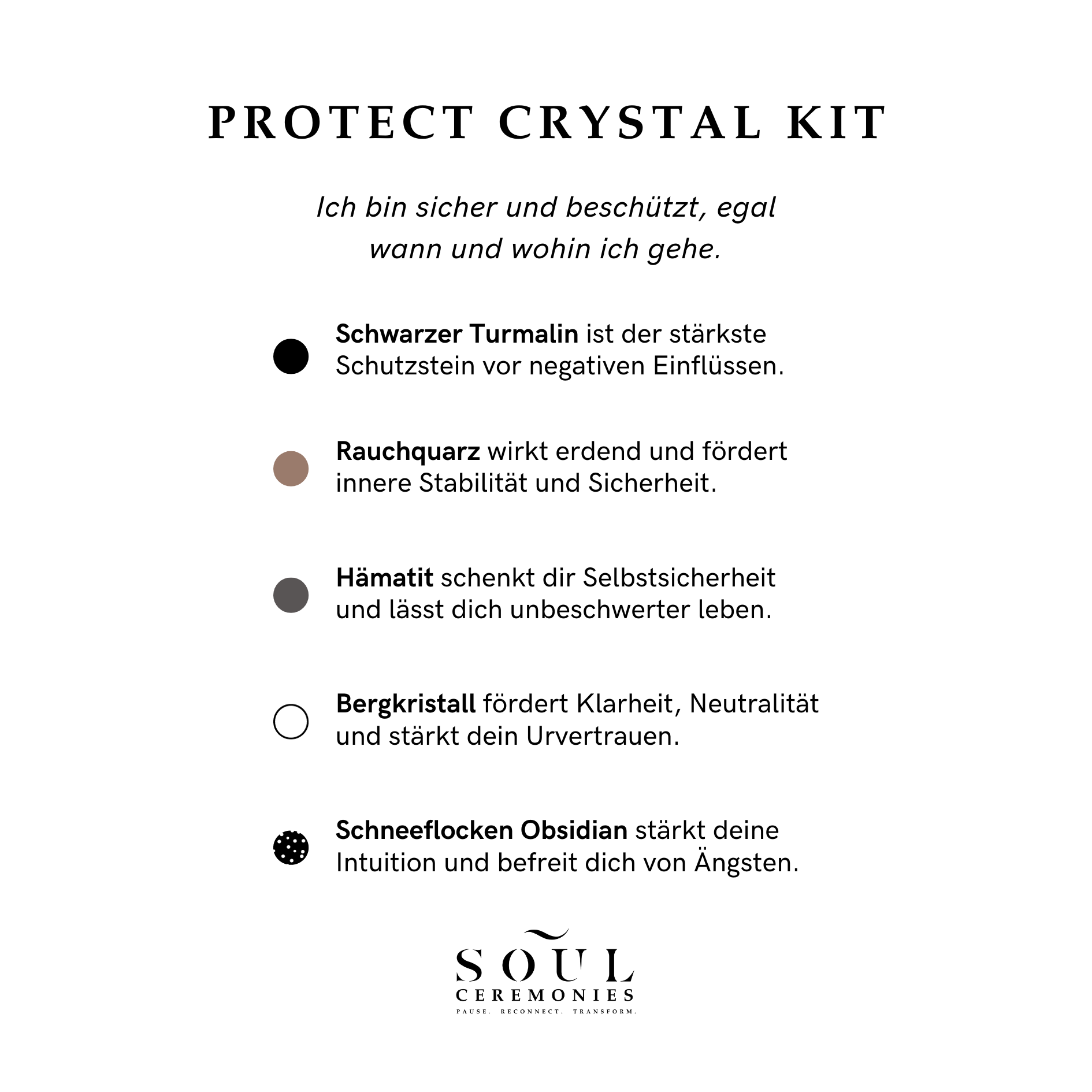 Schutz Kristall-Set — Protect