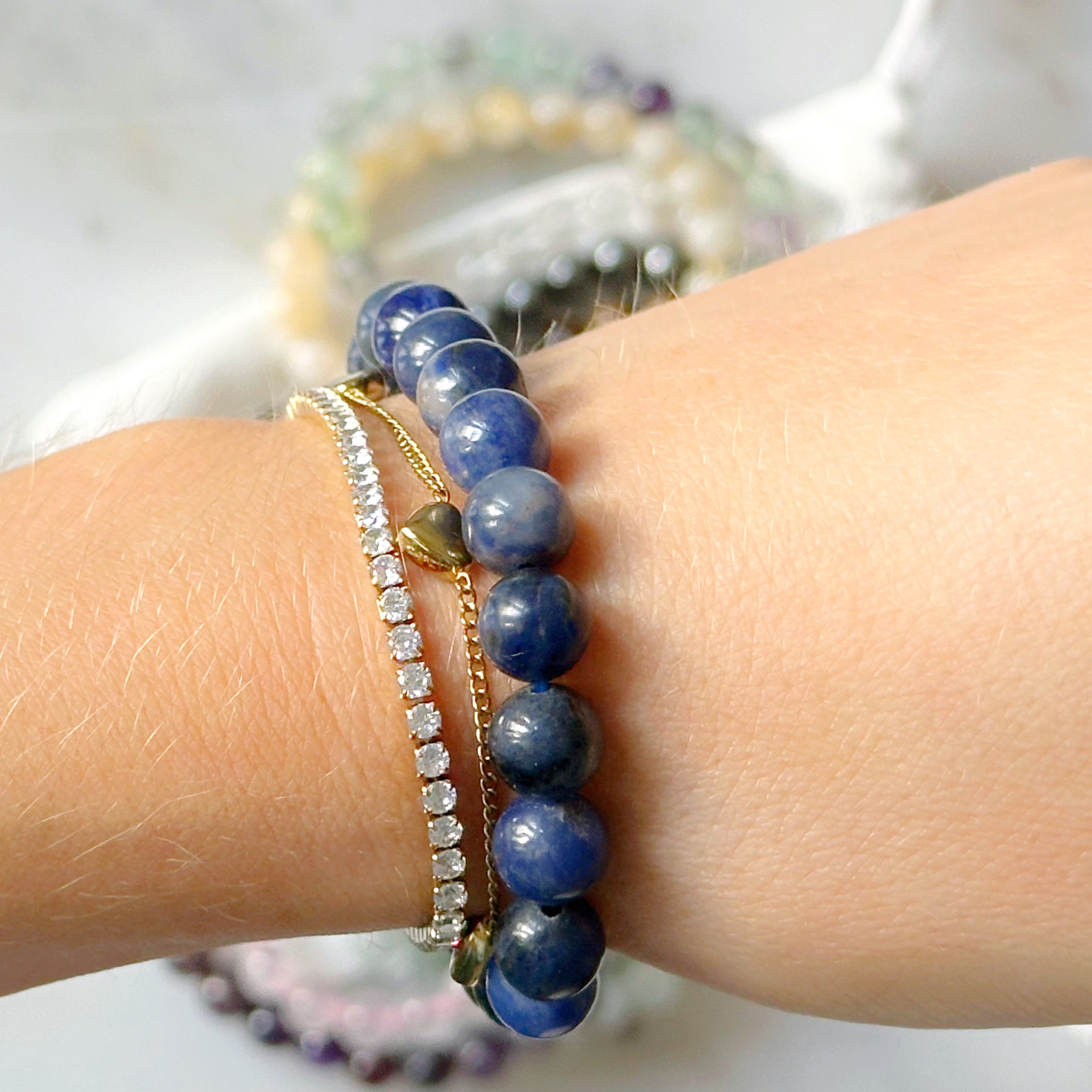 Sodalith Kristallarmband